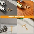 thumbnail image 2 of KAKOWELY 7 Paires de Couteaux de Cuisine Vis de Fixation Rivets Écrous Couteaux de Chef Coupeur Poignée en Bois Vis Fixateur Clip Clous Remplacement Outils Accessoires 1.5cm,0.59X"X0.28"X0.28 Pouces, 2 of 4