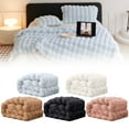 thumbnail image 5 of Blanket,Bubble Blanket All Season Nap Sofa Leisure Conditioner Cover Blanket Plush Sofa Blanket Living Room Sleeping Blanket, 5 of 7
