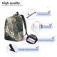 thumbnail image 3 of Balery Forest Meditating White Tiger Mochila Clásica Impresa Básica para Viaje, Mochila Escolar Resistente al Agua, Mochila de Lona con Correas Ajustables-Medium, 3 of 5