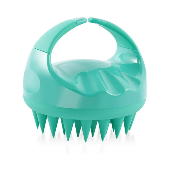 Hair Scalp Massager Shampoo Brush -Shower Scalp Scrubber Brush for Dandruff, Scalp Exfoliator & Hair Growth, Soft Silicone Manual Head Scrubber