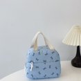 thumbnail image 5 of Weebloom Bow School Backpack With Lunch Box Pencil Case For Kids Girls Cute 3Pcs School Bags Set Large Capacity 3 Piece Cute Cartoon Travel Large Bookbag Middle High School College Blue, 5 of 7