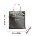 thumbnail image 3 of WIZUTIZ Contrast Color Built-in Cup Portable Lunch Box Student Work Portable Lunch Bag Remedial File Bag Mommy Home Supply Meticulously Crafted, 3 of 5