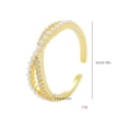 thumbnail image 2 of Sonducket Anillo de apertura para mujer, anillos de decoración de perlas de cobre, decoración ajustable para niñas, joyería chapada para mujer, Ropa, zapatos y accesorios Miscelánea Sonducket AP014812-00, 2 of 6