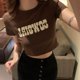 thumbnail image 5 of Summer Women Crop Lady Slim Crew Neck Fashion Tank Blouse T-Shirt Tops, 5 of 8