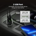thumbnail image 3 of For Blu View 4 B135DL 18W Car Charger PD + 2.4A USB - Car Charger Adapter Only, 3 of 6