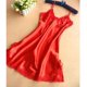 thumbnail image 1 of Vestido De Mujer Sexy Deep V Correas Tentación Noche De Encaje De Seda Pijamas baju tidurpangjing, 1 of 4
