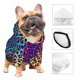 thumbnail image 3 of Balery Leopard Neon Rainbow Gradient Sudadera con Capucha para Perros Pequeños – Ropa para Mascotas, Disfraz para Perros y Gatos, Ideal para Fiestas y Cosplay-X-Small, 3 of 7