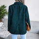 thumbnail image 4 of Chaqueta corta de oficina, abrigo de mujer, cuello en V, chaqueta de trabajo informal de oficina, chaqueta de oficina para mujer, de primera línea, 4 of 6