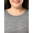 thumbnail image 5 of Fruit of the Loom Women's Soft and Breathable Short Sleeve Crew Top & Pajama Short Set, Sizes S-4X, 5 of 10