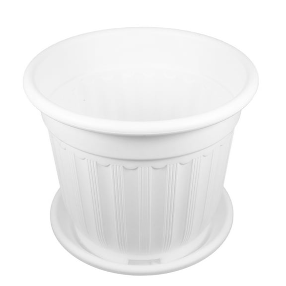 Pedestal Planter Tall Whiter Roman Column Seeder Flower Pot