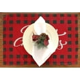 thumbnail image 3 of Serafina Home Farmhouse Merry Christmas Placemats, Set of Six (6) Colorful Tapestry Weave Fabric, for Holiday's, Thanksgiving, Winter, Christmas (Farmhouse Christmas), 3 of 6