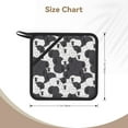 thumbnail image 3 of Honeii Black And White Sheeps for Silicone Trivets for Hot Pots and Pans -Trivet Mat - Heat Resistant Silicone Trivet - Hot Plate Mats, 3 of 8