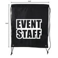 thumbnail image 2 of Event Staff Drawstring Backpacks, Crew Bags for Emergency Kits, & Water Bottles, 2 of 2