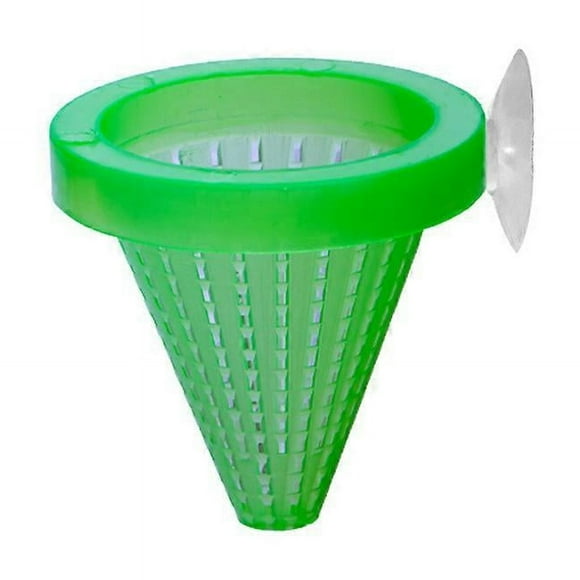 4 comederos cónicos de plástico para lombrices rojas vivas de acuario, para camarones en salmuera congelados, para pecera.