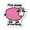 Pink Sheep, variant on QUEER AF PATCH - Matt Stewart Art's Queer AF LGBTQ Pride Embroidered Artwork Iron Sew-On Quality PATCH - 2" x 3.5"