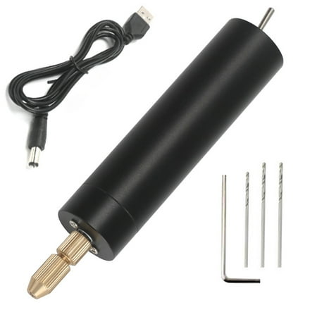 

Mini Small Electric Drill - Portable Mini Small USB Drills Handheld Micro USB Drill with 3pcs Bits and L Pins for DC 5V