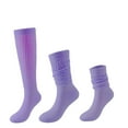 thumbnail image 5 of Luxalzxs Womens Solid Color Slouch Socks Scrunch Socks Knit Pile Socks Boot Socks Long Tube Socks, 5 of 5