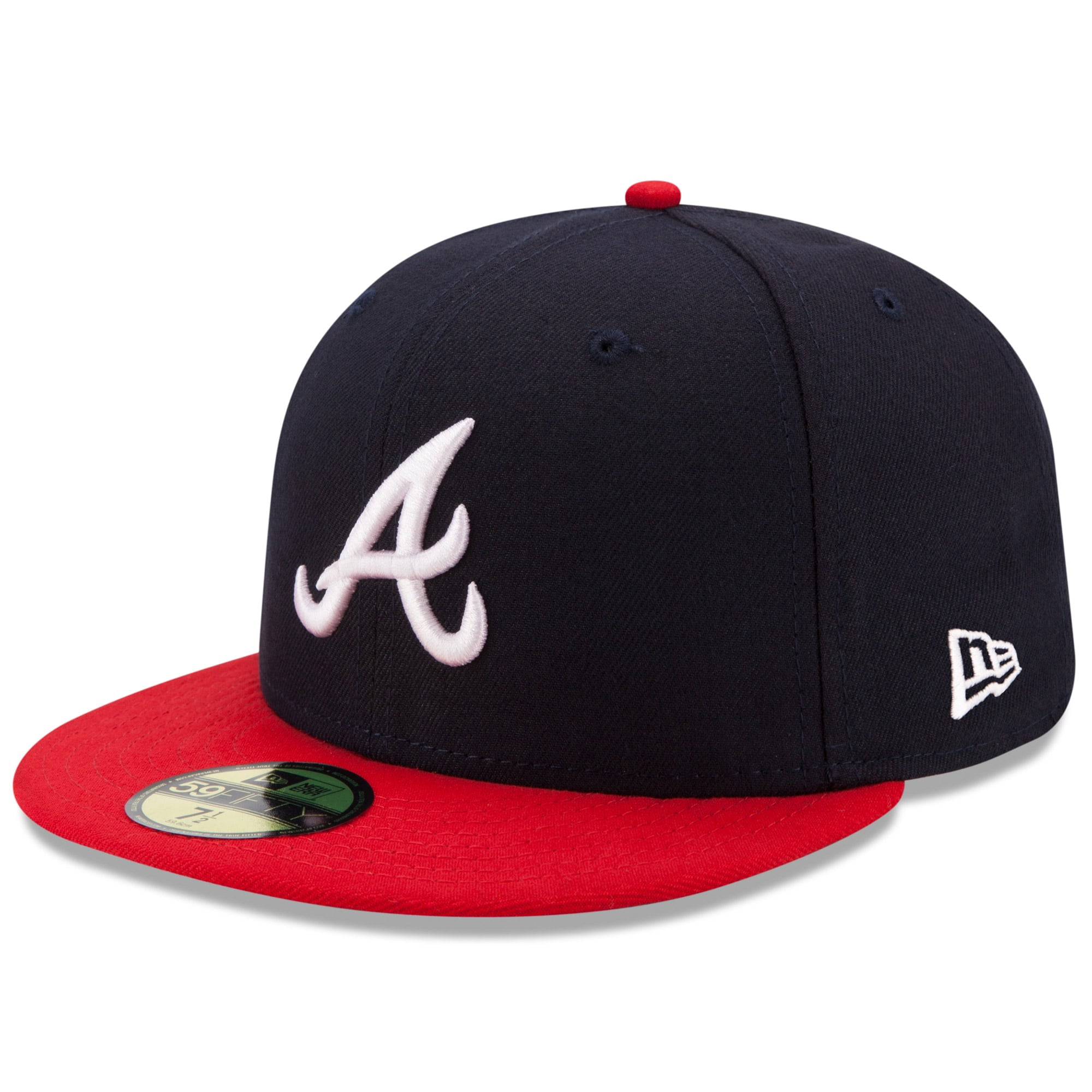 New Era, Men's Fitted Hat, 7 3/4 Navy, Embroidered Logo - Walmart.com