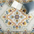 thumbnail image 7 of Reflect Ansel Distressed Floral Persian Medallion 5x8 Indoor and Outdoor Area Rug Multicolored, 7 of 7