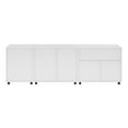 thumbnail image 4 of Winsome Halifax 3-Pc Storage Cabinet Set 10369, White Finish, 4 of 7