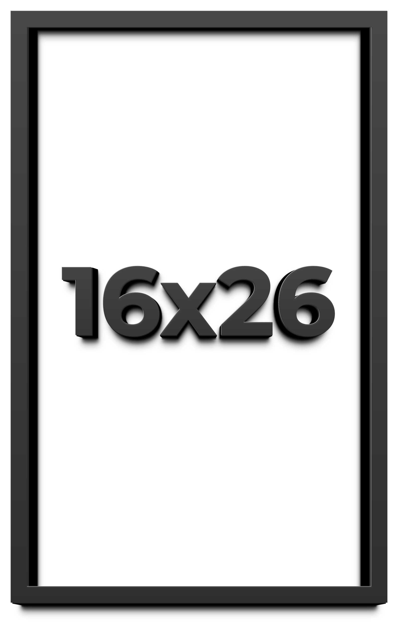 シャドーボックス 30x36 Shadow Box Frame Black | 1 inches Deep Real Wood