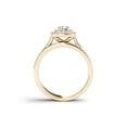 thumbnail image 2 of 3/4 Carat T.W. Diamond 10kt Rose Gold Double Halo Engagement Ring Set, 2 of 4