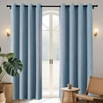 thumbnail image 1 of Cortinas Blackout Joydeco Azul Claro 228x229 cm 1 Panel, 1 of 9