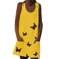 thumbnail image 1 of Birdeem Fashion Womens Spring/Summer Round Neck Casual Print Sleeveless Dress, 1 of 1