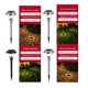 thumbnail image 2 of Jardín Con Energía Solar Para Exteriores Lámpara Led Impermeable Para Césped Luz De Acero Inoxidable Y Luz Solar De Sombra Para Jardín Patio Eigraketly HA045713-03, 2 of 6