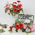 thumbnail image 3 of MERILER Realistic Artificial Silk Flower Home Wedding Outdoor Decoration Wedding Photo Props, 3 of 4