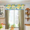 thumbnail image 3 of Yayeee Kitchen Valance Rod Pocket 54" x 18" Living Room Window Curtain, Yellow Mountains, 3 of 6