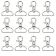 thumbnail image 1 of 30pcs 360 Degrees Swivel Trigger Snap Hooks (Silver), 1 of 5
