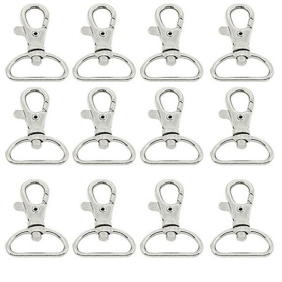 UPGRATOR Hanging Craft Accessories Zinc Alloy 30Pcs 1.6 Inch Silver for DIY Projects