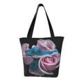 thumbnail image 1 of Disketp Blue Lipped Pit Viper And Three Pink Roses for Women’s Casual Shoulder Tote Bag Cross-body Handbags for Shopping, Travel and Daily Use, 1 of 6