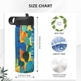 thumbnail image 4 of Sikiie Bright Paper Cactus Scene Print 18OZ Insulated Straw Cup, Portable Leak-proof Sports Water Bottle, Stainless Steel Water Cup Suitable for Home and Outdoor, 4 of 8