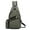 Army Green, variant on Fanny Pack, Sling Bag, Chest Pack for Men Women Crossbody Bag One Strap Backpack with USB Charging Port, Light & Large Capacity, Dark Blue