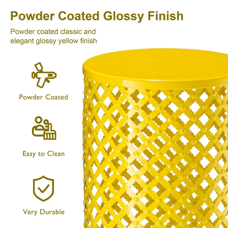 Yellow sale garden stool
