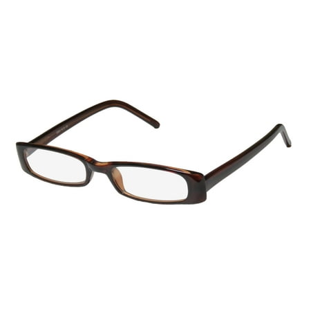 New D&a Rie 153 Model 3 Womens/Ladies Designer Full-Rim Brown Exclusive Durable Womens Frame Demo Lenses 48-18-138 Eyeglasses/Spectacles