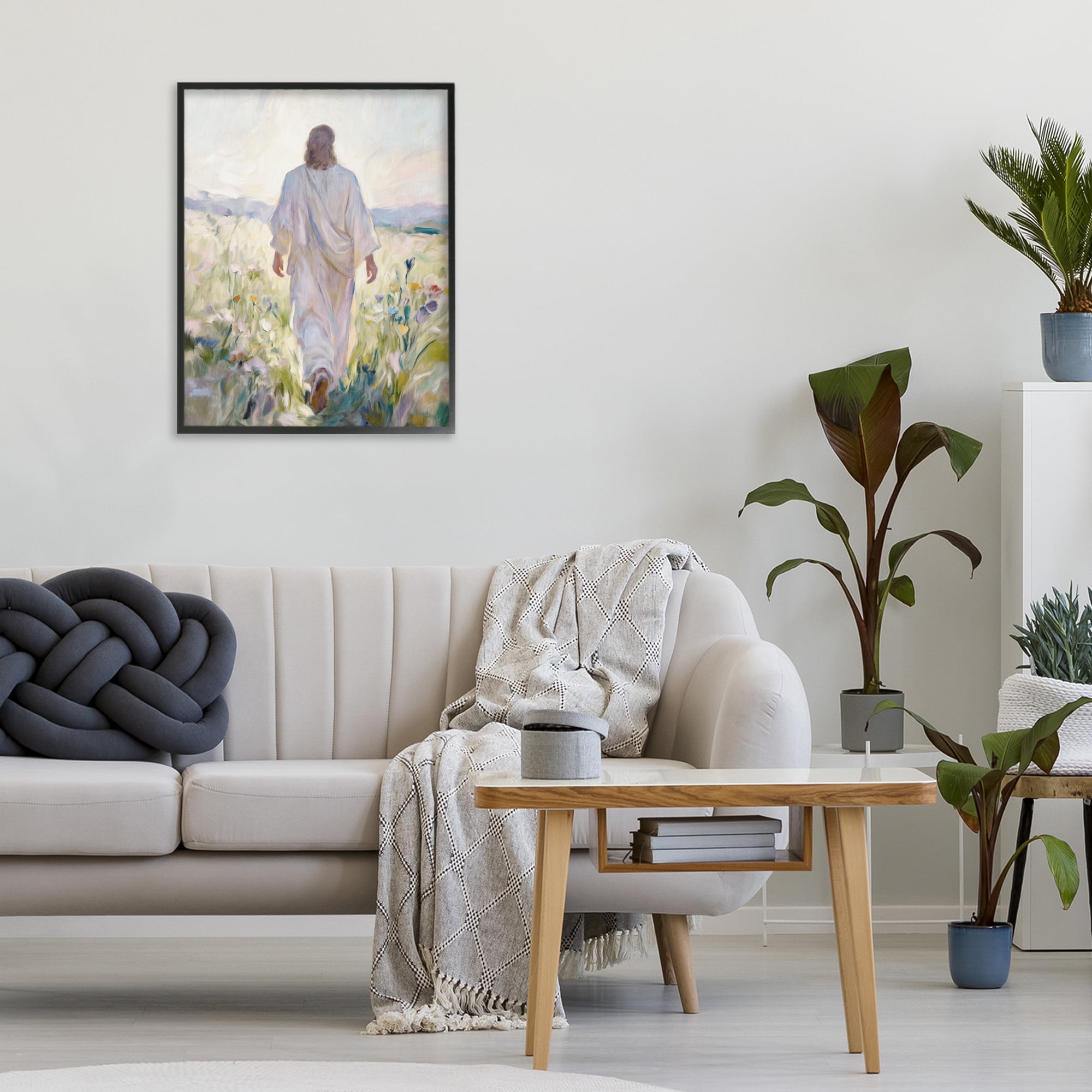 Stupell Industries Wildflower Faithful Follower Black Framed Giclee Art, design by Kim Allen