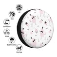 thumbnail image 4 of Rateoe Cute Poodle Dog Pattern Tire Cover Wheel Protectors Weatherproof Wheel Covers Universal Fit for Trailer Rv SUV Truck Camper Travel Trailers Accessories-16 inch, 4 of 6