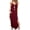 Wine Red, variant on MLANM Women Summer Casual Dress Floral Loose Boho Dresses Cami Maxi Dresses with Pockets, S Print Wine Red