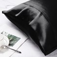 thumbnail image 3 of Silk Pillowcases + Silk Eye Cover With Gift Box Standard Black, 3 of 8