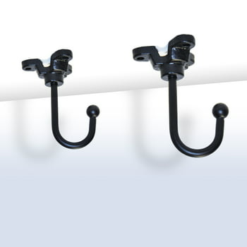 Mainstays Black Casted Iron Ceiling Hook 2-pack