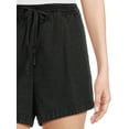 thumbnail image 2 of Time and Tru Women's Garment Dye Pull On Shorts, 3.5" Inseam, Sizes XS-3XL, 2 of 5