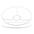 thumbnail image 3 of 1 Pair of Lamp Shade Ring Frame Lampshade Holder Wire Frame DIY Frame Ring for Table Lamp Lampshade Ring Lampshade Frame Holder Frame Ring E27 Socket, 3 of 4