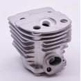 thumbnail image 2 of THE DUKE'S CHROME PLATED PISTON AND CYLINDER KIT FITS HUSQVARNA 55  503 60 91-71 46MM, 2 of 8