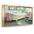 thumbnail image 1 of Cottage old-fashioned Bathroom I - Traditional Bathroom Framed Canvas, 1 of 1