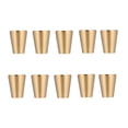 thumbnail image 1 of Miangastore Single Hole Knob Golden Copper Cabinet Hand Grips 10Pack 0.7X0.6X0.4In, 1 of 8