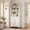 White, variant on Arched Pantry Cabinet, 73" Kitchen Pantry Cabinet with Drawers and Adjustable Shelf, Modern Farmhouse Wood Storage Cabinets for Living Room, Dining Room,Black