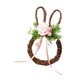 thumbnail image 2 of Corona de Pascua, corona de primavera para puerta de entrada, adorno colgante de temporada artificial Rosa, 2 of 9